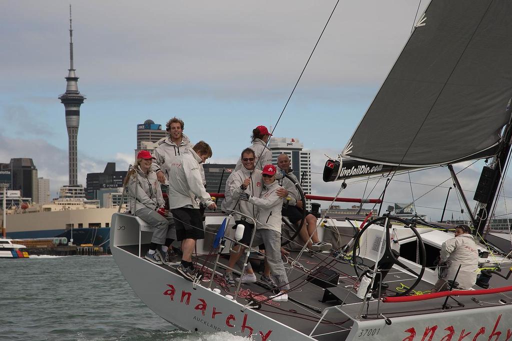 Ample cockpit - Anarchy - YD37 by Bakewell-White Yacht Design with Doyle Sails - Waitemata Harbour June 2015 © Paul Stubbs/Doyle Sails NZ http://www.doylesails.co.nz